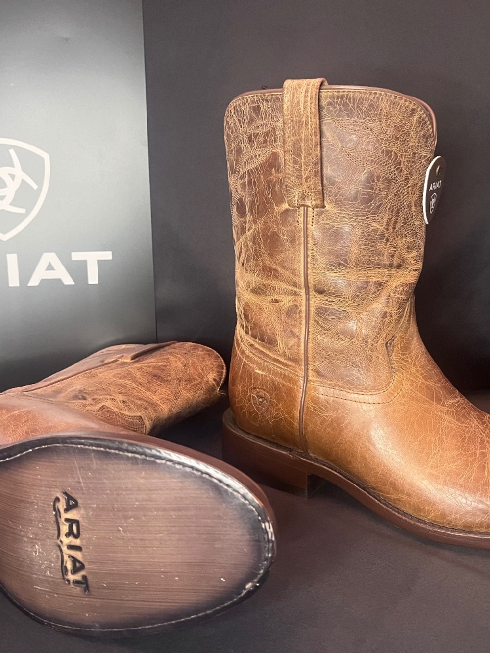 Ariat Downtown Bone Round Toe